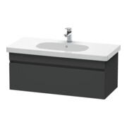 Duravit Meuble sous lavabo DuraStyle 100x45,3 cm, graphite mat, 1 tiroir, suspendu