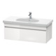 Duravit Meuble sous lavabo DuraStyle 100x45,3 cm, graphite mat, 1 tiroir, suspendu