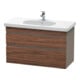 Duravit Meuble sous lavabo DuraStyle 100x45,3 cm, N dk/b ma, 2 tiroirs, suspendu-1