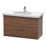 Duravit Meuble sous lavabo DuraStyle 100x45,3 cm, N dk/b ma, 2 tiroirs, suspendu