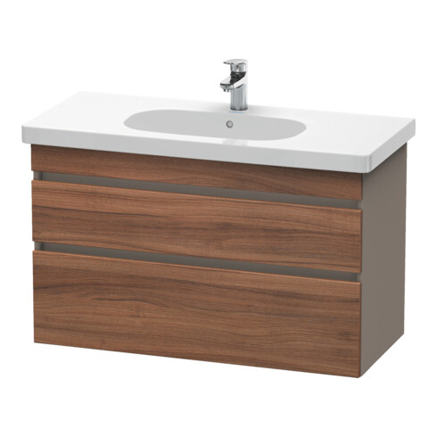 Duravit Meuble sous-lavabo DuraStyle 100x45,3 cm, N nat/b ma, 2 tiroirs, suspendu