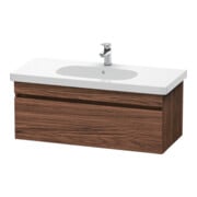Duravit Meuble sous lavabo DuraStyle 100x45,3 cm, noyer foncé, 1 tiroir, suspendu