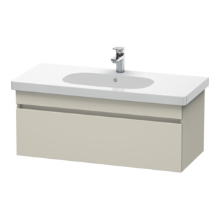 Duravit Meuble sous-lavabo DuraStyle 100x45,3 cm, taupe, 1 tiroir, suspendu