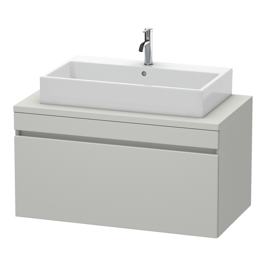 Duravit Meuble sous lavabo DuraStyle 100x54,8 cm, béton gris, 1 tiroir, f Kons