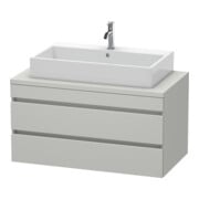 Duravit Meuble sous lavabo DuraStyle 100x54,8 cm, béton gris, 2 tiroirs-1