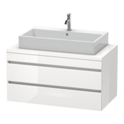 Duravit Meuble sous lavabo DuraStyle 100x54,8 cm, blanc mat, 2 tiroirs-3