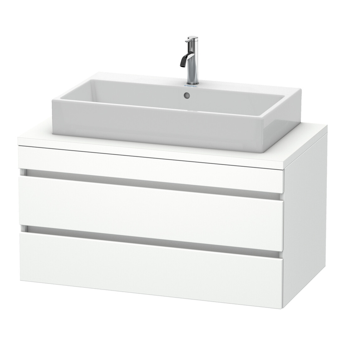 Duravit Meuble sous-lavabo DuraStyle 100x54,8 cm, blanc mat, 2 tiroirs