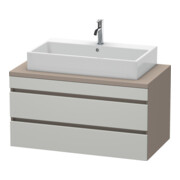 Duravit Meuble sous lavabo DuraStyle 100x54,8 cm, blanc mat, 2 tiroirs