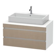 Duravit Meuble sous-lavabo DuraStyle 100x54,8 cm, blanc mat, 2 tiroirs