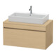 Duravit Meuble sous-lavabo DuraStyle 100x54,8 cm, chêne naturel, avec console, 1 tiroir-1