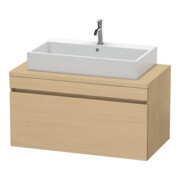 Duravit Meuble sous-lavabo DuraStyle 100x54,8 cm, chêne naturel, avec console, 1 tiroir
