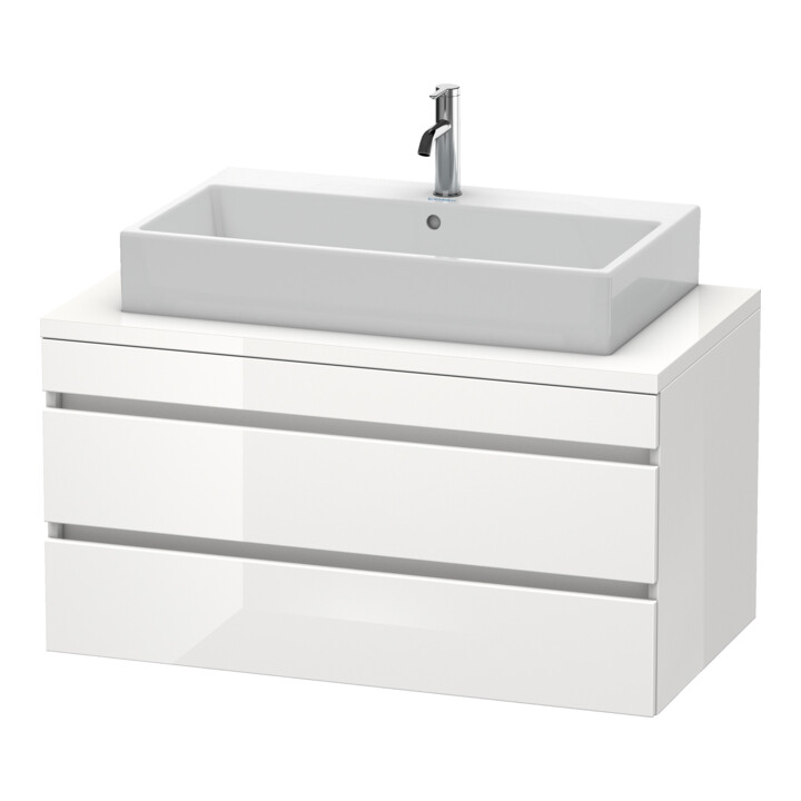Duravit Meuble sous lavabo DuraStyle 100x54,8 cm, graphite mat, 2 tiroirs