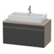 Duravit Meuble sous lavabo DuraStyle 100x54,8 cm, gris mat/bois clair, 1 tiroir-1