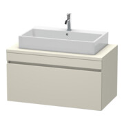 Duravit Meuble sous-lavabo DuraStyle 100x54,8 cm, taupe, 1 tiroir, pour console