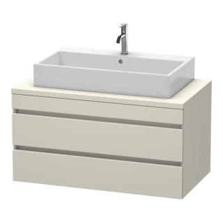Duravit Meuble sous-lavabo DuraStyle 100x54,8 cm, taupe, 2 tiroirs