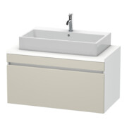 Duravit Meuble sous lavabo DuraStyle 100x54,8 cm, taupe/blanc, 1 tiroir