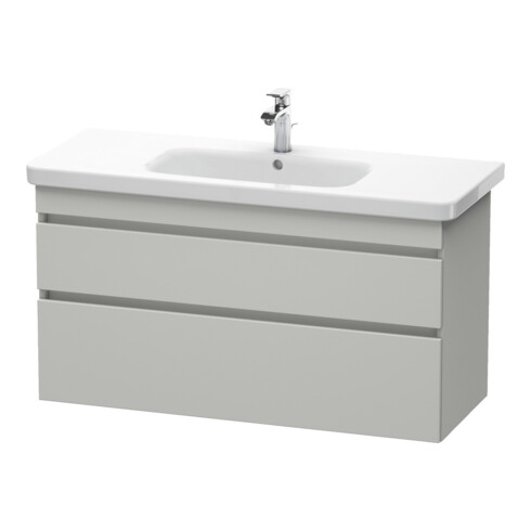 Duravit Meuble sous lavabo DuraStyle 113x44,8 cm, béton gris, 2 tiroirs, suspendu