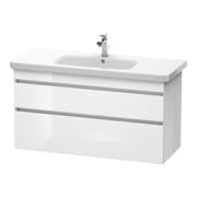 Duravit Meuble sous lavabo DuraStyle 113x44,8 cm, blanc hg/b ma, 2 tiroirs, suspendu-5