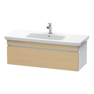 Duravit Meuble sous lavabo DuraStyle 113x44,8 cm, blanc mat, 1 tiroir, suspendu