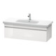 Duravit Meuble sous lavabo DuraStyle 113x44,8 cm, blanc mat, 1 tiroir, suspendu