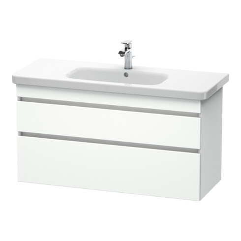 Duravit Meuble sous-lavabo DuraStyle 113x44,8 cm, blanc mat, 2 tiroirs, suspendu