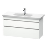 Duravit Meuble sous-lavabo DuraStyle 113x44,8 cm, blanc mat, 2 tiroirs, suspendu