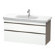 Duravit Meuble sous lavabo DuraStyle 113x44,8 cm, blanc mat/brillant, 2 tiroirs, suspendu-1