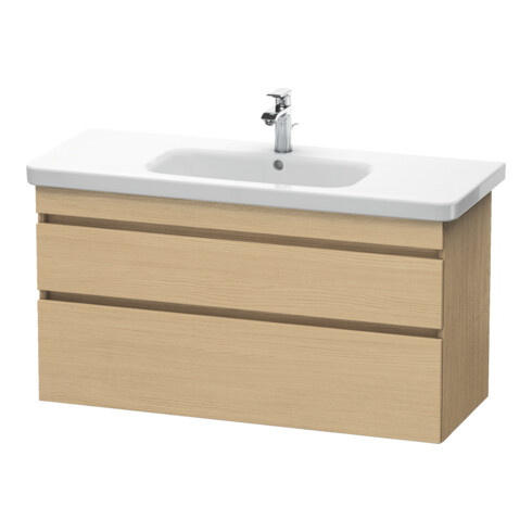 Duravit Meuble sous lavabo DuraStyle 113x44,8 cm, chêne naturel, 2 tiroirs, suspendu