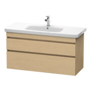 Duravit Meuble sous lavabo DuraStyle 113x44,8 cm, chêne naturel, 2 tiroirs, suspendu