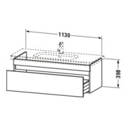 Duravit Meuble sous-lavabo DuraStyle 113x44,8 cm, graph ma, 1 tiroir, suspendu-5