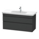 Duravit Meuble sous-lavabo DuraStyle 113x44,8 cm, graphite mat, 2 tiroirs, suspendu-1