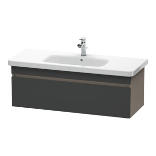 Duravit Meuble sous-lavabo DuraStyle 113x44,8 cm, gris m/bas ma, 1 tiroir, suspendu