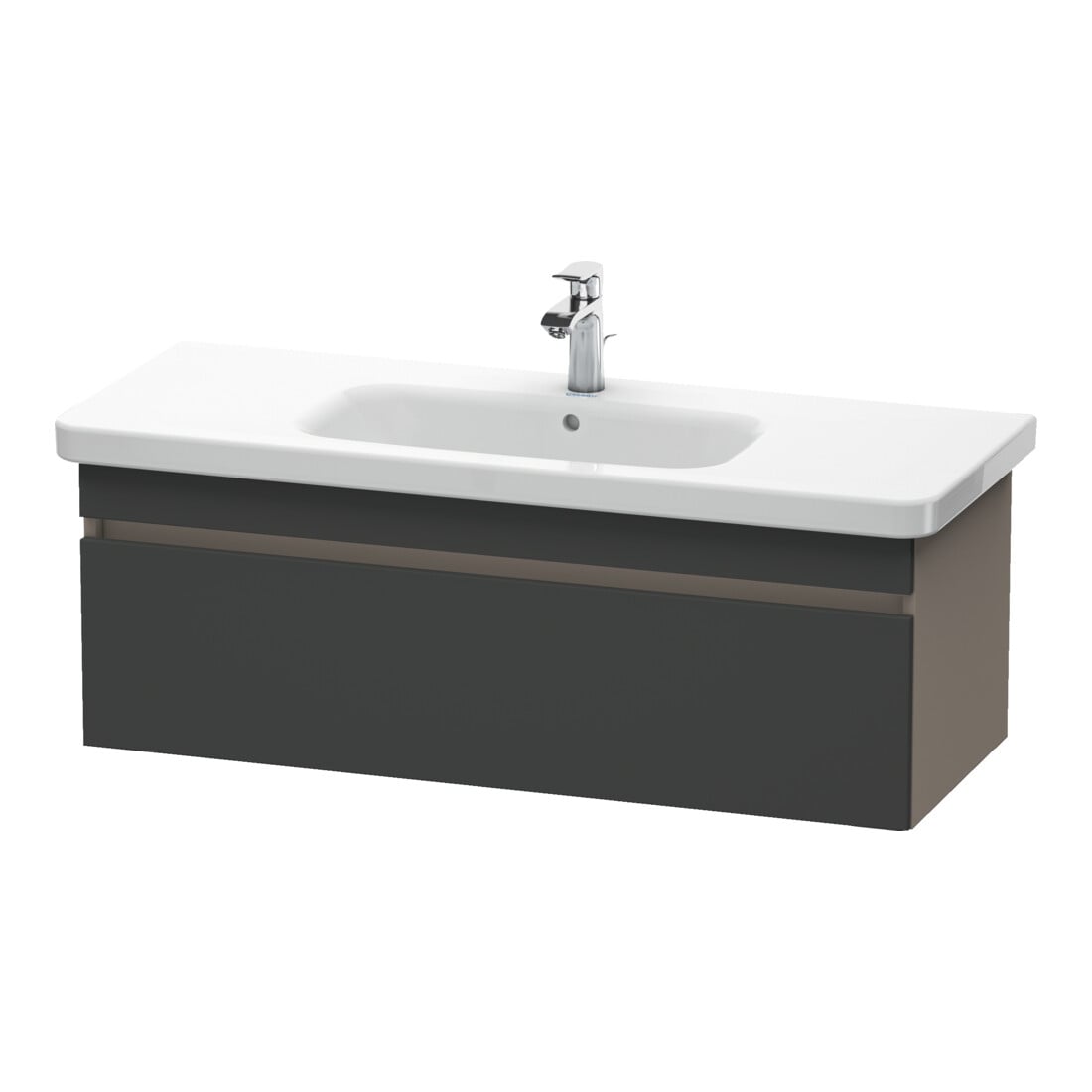 Duravit Meuble sous-lavabo DuraStyle 113x44,8 cm, gris m/bas ma, 1 tiroir, suspendu