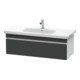 Duravit Meuble sous-lavabo DuraStyle 113x44,8 cm, gris m/blanc mat, 1 tiroir, suspendu-1
