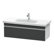 Duravit Meuble sous-lavabo DuraStyle 113x44,8 cm, gris m/blanc mat, 1 tiroir, suspendu