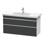 Duravit Meuble sous-lavabo DuraStyle 113x44,8 cm, gris m/blanc mat, 2 tiroirs, suspendu
