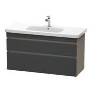 Duravit Meuble sous lavabo DuraStyle 113x44,8 cm, gris mat/bois, 2 tiroirs, suspendu-1
