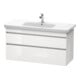 Duravit Meuble sous lavabo DuraStyle 113x44,8 cm, gris mat/bois, 2 tiroirs, suspendu