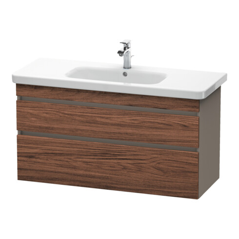 Duravit Meuble sous lavabo DuraStyle 113x44,8 cm, N dk/b ma, 2 tiroirs, suspendu