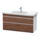 Duravit Meuble sous lavabo DuraStyle 113x44,8 cm, N dk/blanc mat, 2 tiroirs, suspendu-1