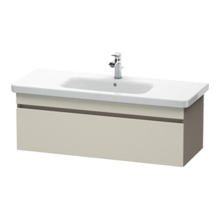 Duravit Meuble sous lavabo DuraStyle 113x44,8 cm, taupe/mat, 1 tiroir, suspendu