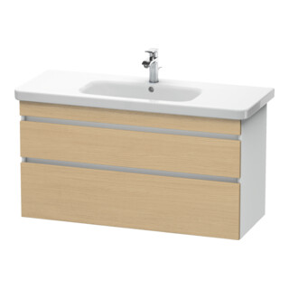 Duravit Meuble sous-lavabo DuraStyle 113x44,8cm, blanc mat, 2 tiroirs, suspendu