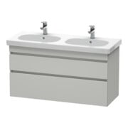 Duravit Meuble sous-lavabo DuraStyle 115x45,3 cm, béton gris, 2 tiroirs, suspendu