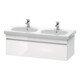 Duravit Meuble sous lavabo DuraStyle 115x45,3 cm, blanc brillant/blanc mat, 1 tiroir, suspendu-1