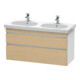 Duravit Meuble sous lavabo DuraStyle 115x45,3 cm, blanc mat, 2 tiroirs, suspendu-1