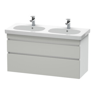 Duravit Meuble sous-lavabo DuraStyle 115x45,3 cm, blanc mat, 2 tiroirs, suspendu