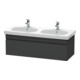 Duravit Meuble sous lavabo DuraStyle 115x45,3 cm, graphite mat, 1 tiroir, suspendu-1
