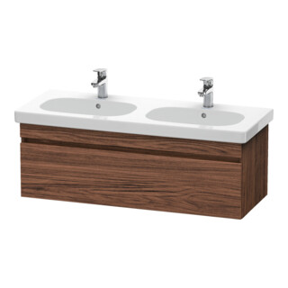 Duravit Meuble sous lavabo DuraStyle 115x45,3 cm, noyer foncé, 1 tiroir, suspendu