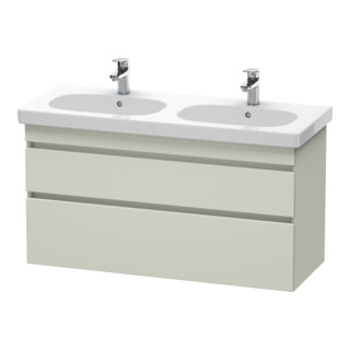 Duravit Meuble sous lavabo DuraStyle 115x45,3 cm, Taupe, 2 tiroirs, suspendu