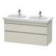Duravit Meuble sous lavabo DuraStyle 115x45,3 cm, Taupe, 2 tiroirs, suspendu-1